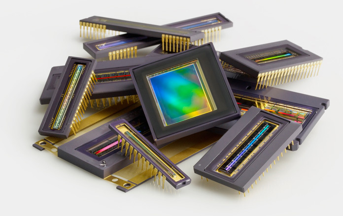 CCD and CMOS sensor chips