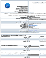 Conflict Minerals Declaration